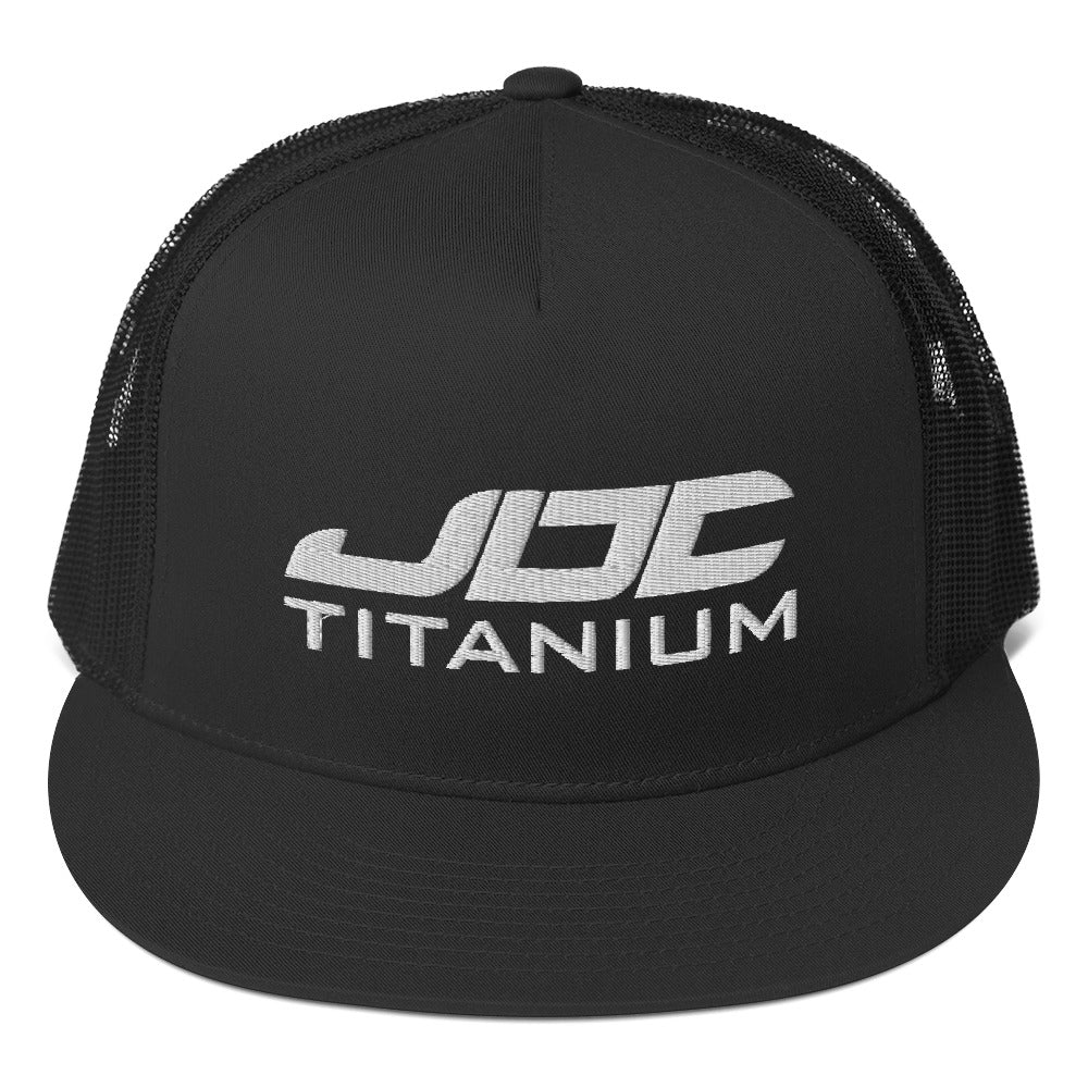 JDC Titanium Snapback Hat with Mesh Back - JD Customs U.S.A