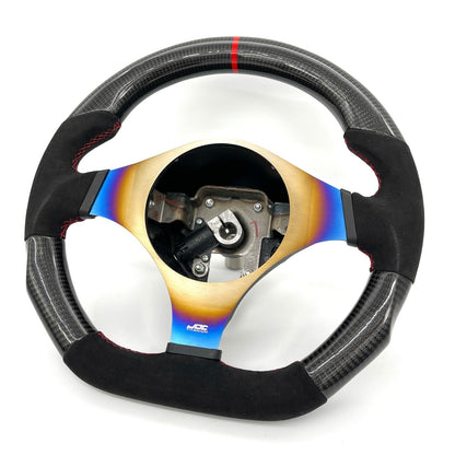 JDC Titanium Steering Wheel Overlay (Evo 7/8/9) - JD Customs U.S.A