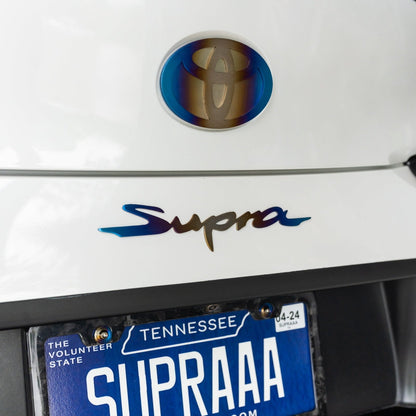 JDC Titanium "Supra" Badge (A90 Supra) - JD Customs U.S.A