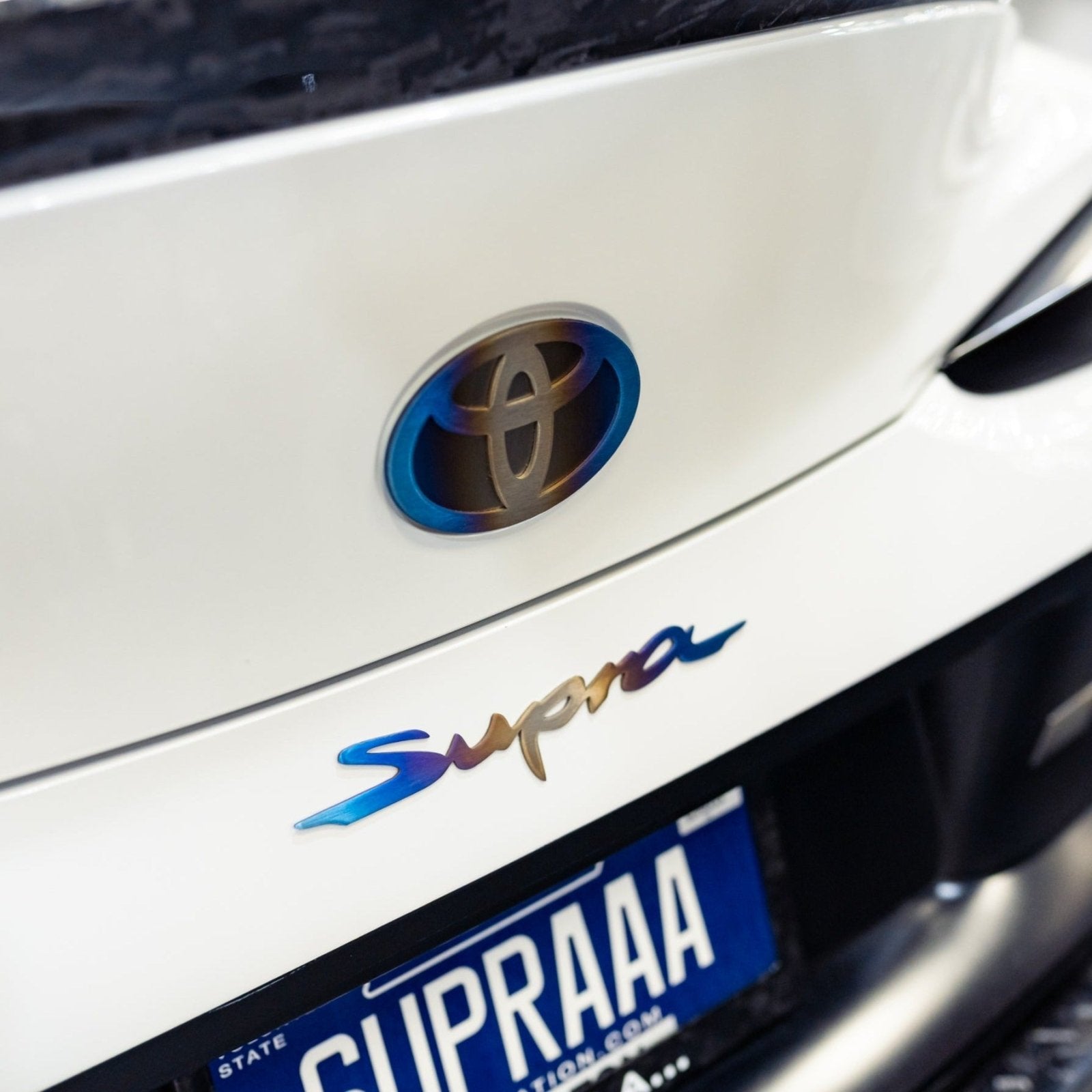 JDC Titanium "Supra" Badge (A90 Supra) - JD Customs U.S.A