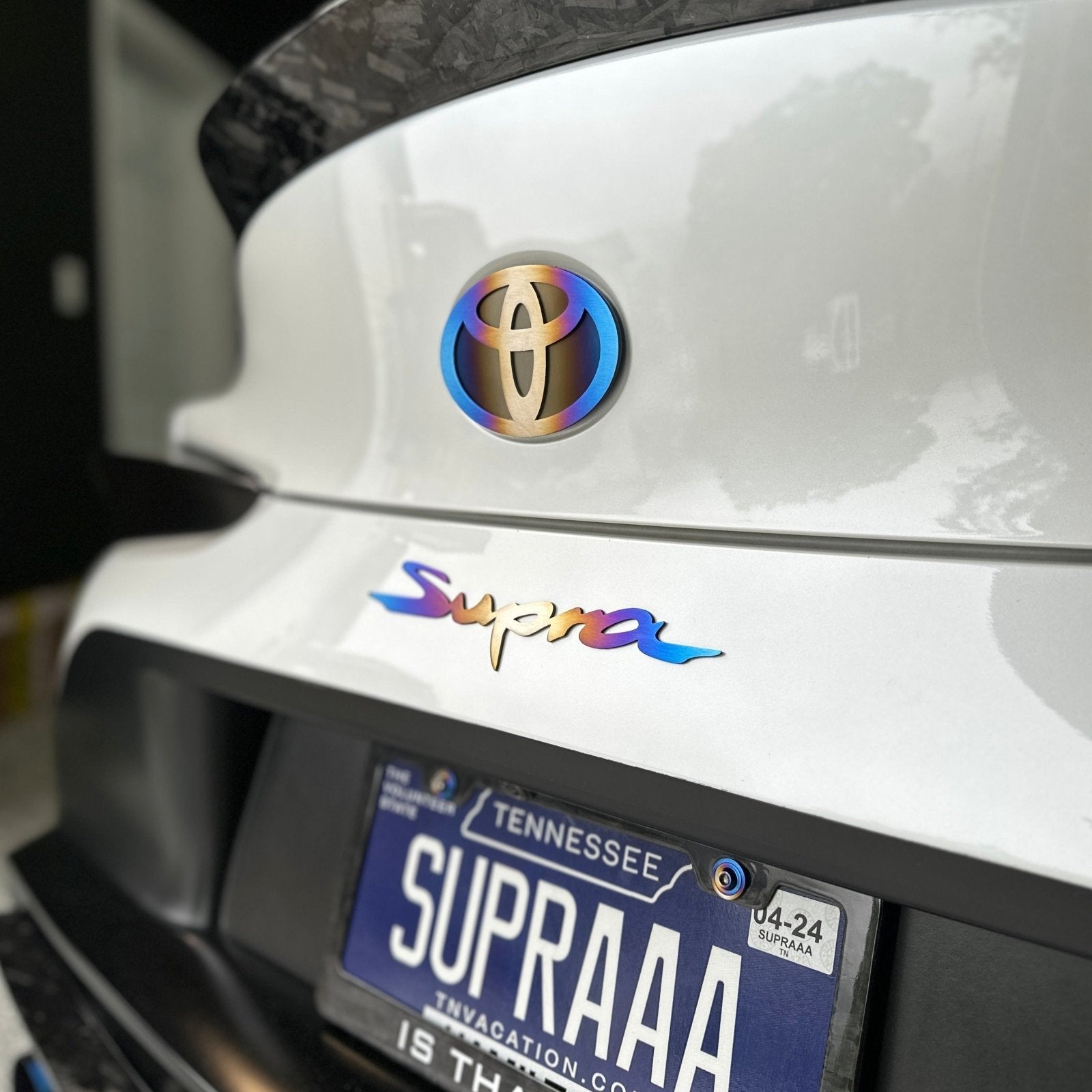 JDC Titanium "Supra" Badge (A90 Supra) - JD Customs U.S.A