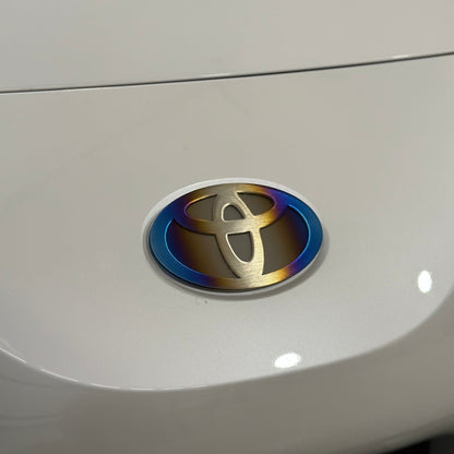 JDC Titanium "Toyota" Badge (A90 Supra/GR86/Universal) - JD Customs U.S.A