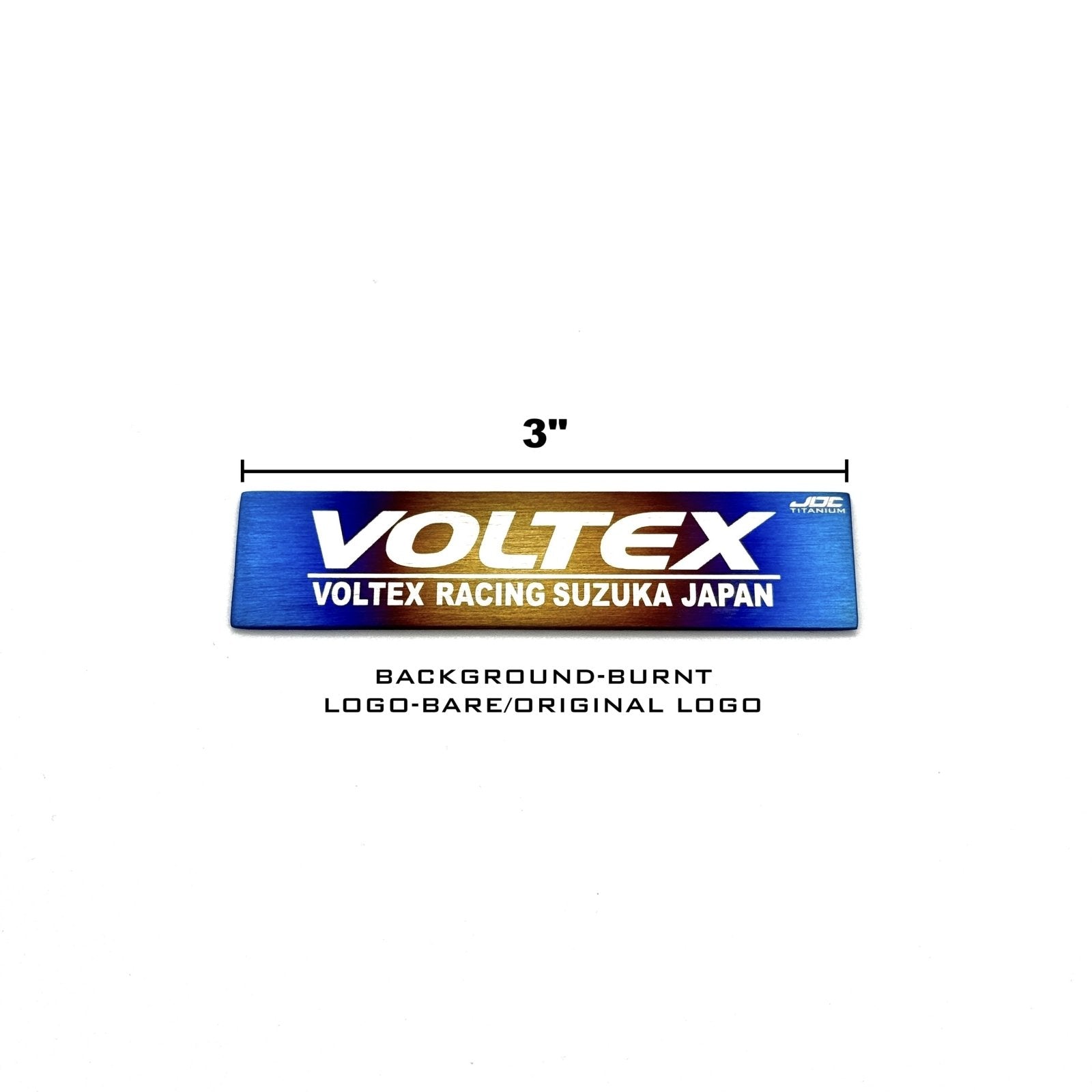 JDC Titanium "Voltex" Badge (Universal) - JD Customs U.S.A