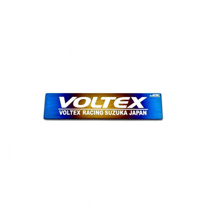 JDC Titanium "Voltex" Badge (Universal) - JD Customs U.S.A