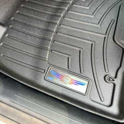 JDC Titanium WeatherTech Floor Liner Badge - JD Customs U.S.A