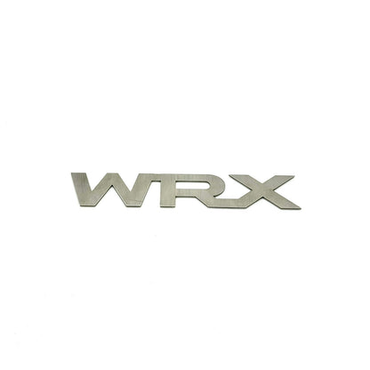 JDC Titanium "WRX" Trunk Badge (15+ WRX) - JD Customs U.S.A