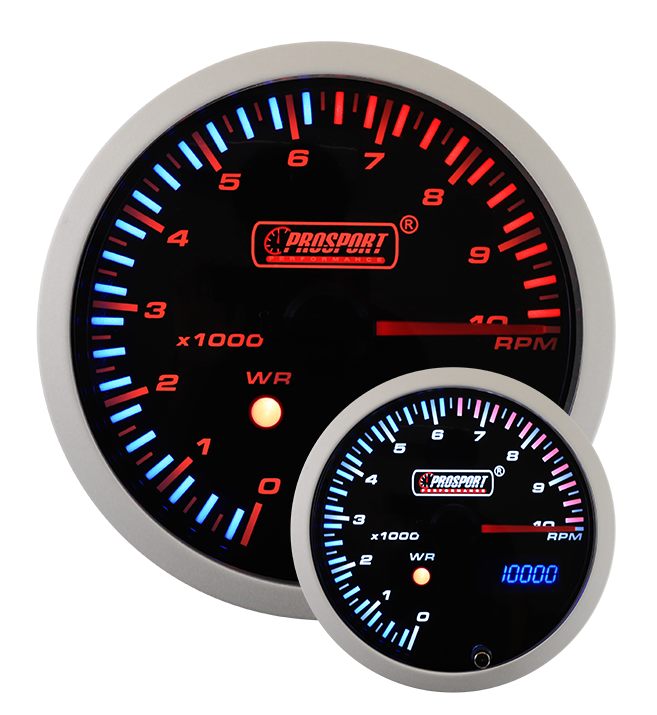 Prosport 3-1/3" JDM Electrical Tachometer With Peak/Warning