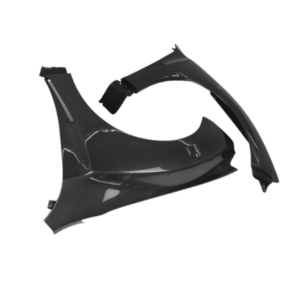 Guardabarros estilo OE JDMuscle Tanso de fibra de carbono/FRP para Subaru STI 08-14 / WRX GRB/GVB 11-14