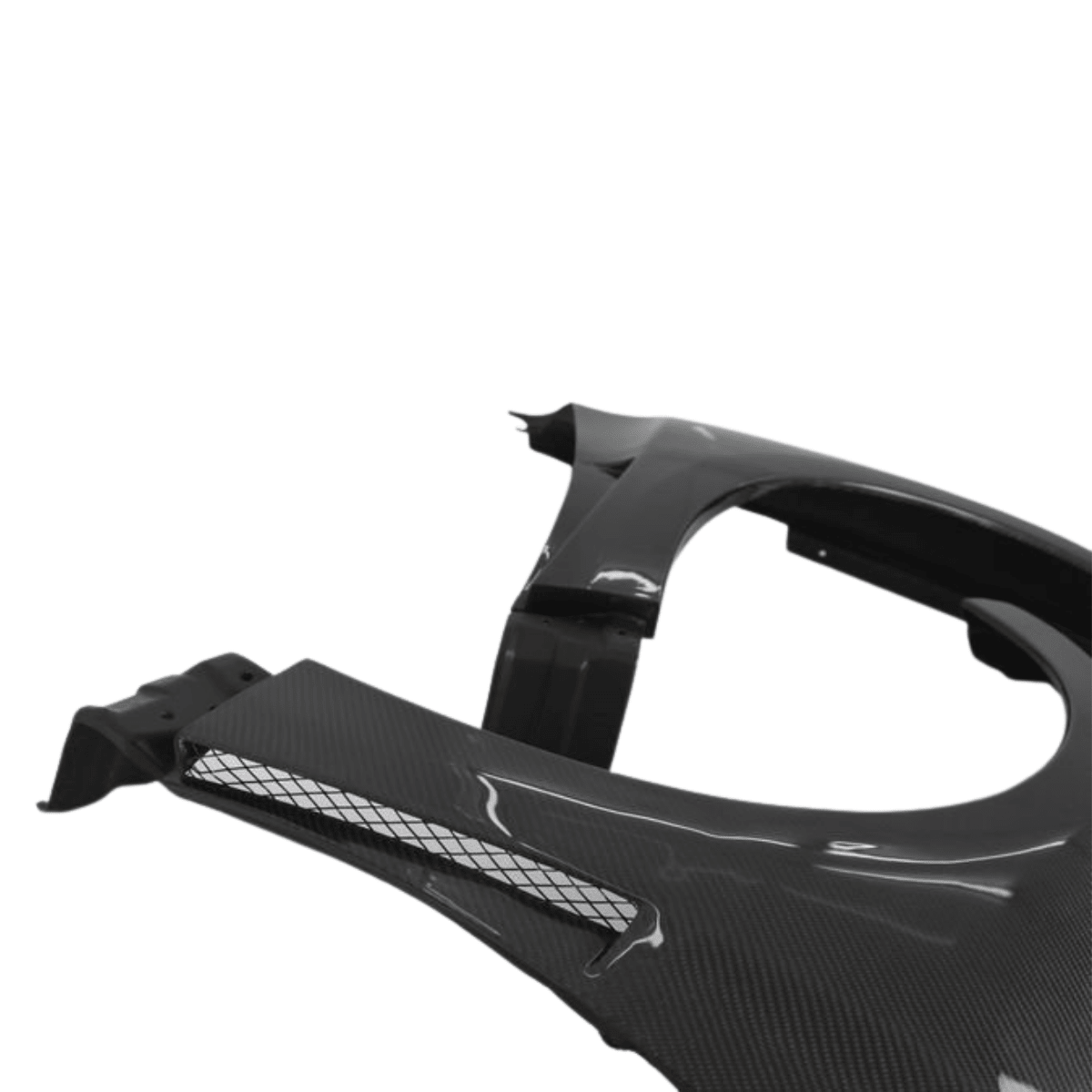Guardabarros estilo OE JDMuscle Tanso de fibra de carbono/FRP para Subaru STI 08-14 / WRX GRB/GVB 11-14