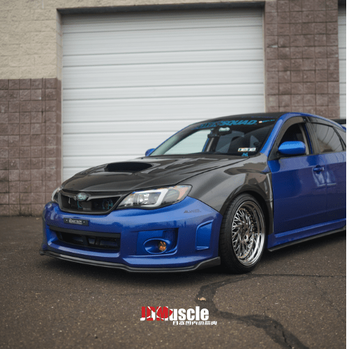 Guardabarros estilo OE JDMuscle Tanso de fibra de carbono/FRP para Subaru STI 08-14 / WRX GRB/GVB 11-14