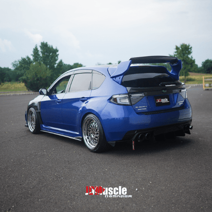 JDMuscle [08-14 WRX/STI] Tanso Carbon Fiber CS Style Side Skirt
