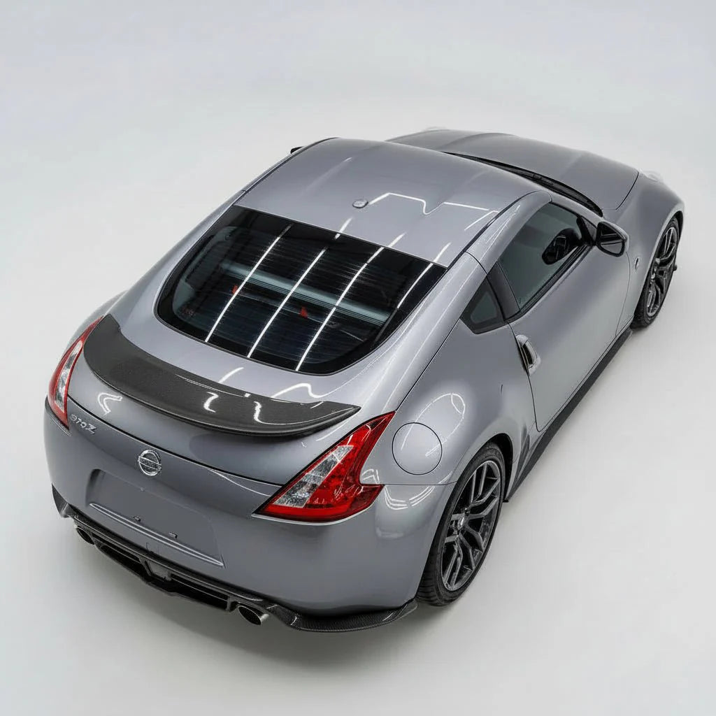 JDMuscle [Nissan 370Z 09-20] Fibra de carbono/FRP Duckbill Spec V