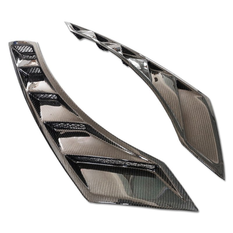 JDMuscle [GT-R 09-24] Conductos de fibra de carbono para guardabarros - Estilo NSM 