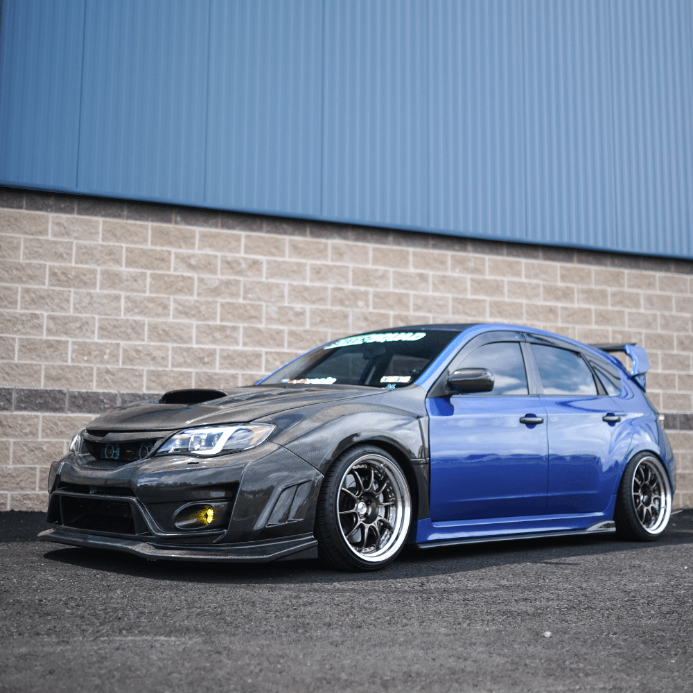 JDMuscle VS Style Front Bumper - FRP / Carbon Fiber (10-14 WRX / 08-14 STI)