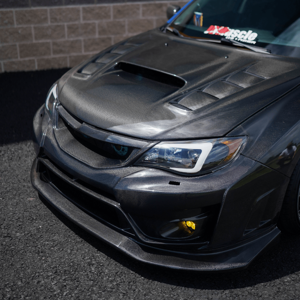 JDMuscle VS Style Front Bumper - FRP / Carbon Fiber (10-14 WRX / 08-14 STI)