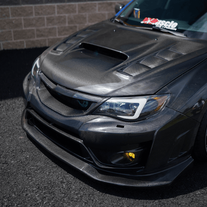 JDMuscle VS Style Front Bumper - FRP / Carbon Fiber (10-14 WRX / 08-14 STI)