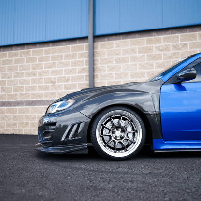 JDMuscle VS Style Front Bumper - FRP / Carbon Fiber (10-14 WRX / 08-14 STI)