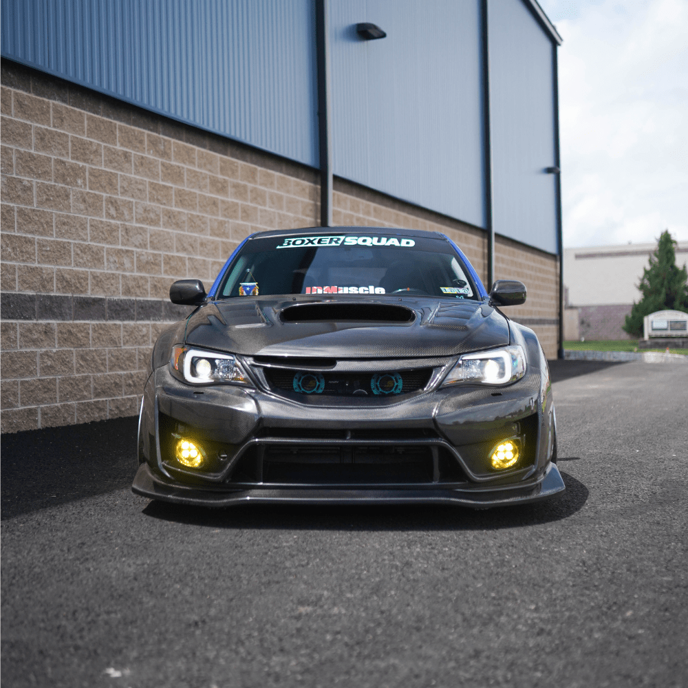 JDMuscle VS Style Front Bumper - FRP / Carbon Fiber (10-14 WRX / 08-14 STI)