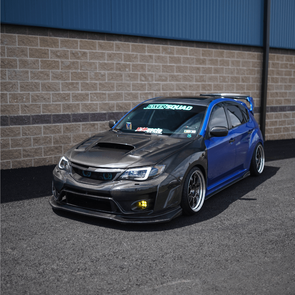 JDMuscle VS Style Front Bumper - FRP / Carbon Fiber (10-14 WRX / 08-14 STI)