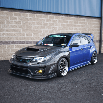 JDMuscle VS Style Front Bumper - FRP / Carbon Fiber (10-14 WRX / 08-14 STI)