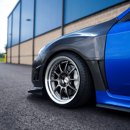 JDMuscle VS Style Front Bumper - FRP / Carbon Fiber (10-14 WRX / 08-14 STI)