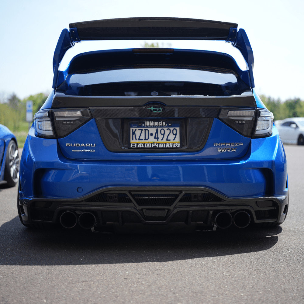 JDMuscle [WRX 10-14/ 08-14] Parachoques trasero estilo STI VS