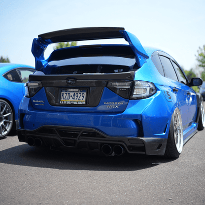 JDMuscle [WRX 10-14/ 08-14] Parachoques trasero estilo STI VS