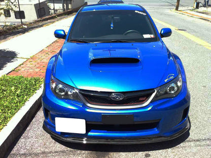 JDMuscle 11-14 WRX/STI CS Style Borde delantero de fibra de carbono