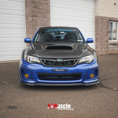 JDMuscle 11-14 WRX/STI CS2 Style Front Carbon Fiber Lip