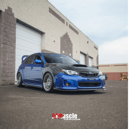 JDMuscle 11-14 WRX/STI CS2 Style Front Carbon Fiber Lip
