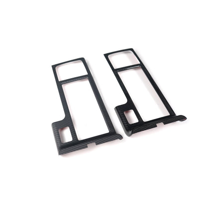JDMuscle Tanso Dry Carbon Fiber Cup Holder Cover (15-21 Subaru STI)