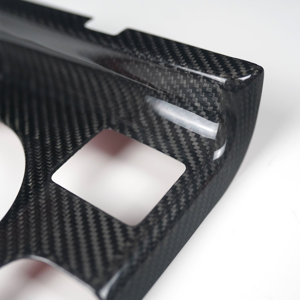 JDMuscle [WRX 15-21] Cubierta para portavasos Tanso Dry de fibra de carbono