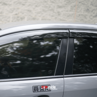 JDMuscle [15-21 WRX/STI] OE Style Rain Guards / Window Visors