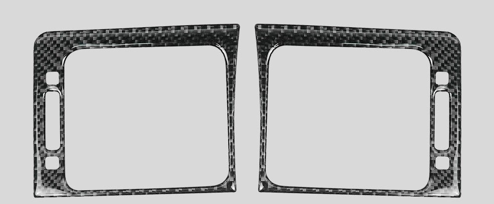 JDMuscle [WRX/STI 15-21] Embellecedores adhesivos de fibra de carbono para el marco de ventilación