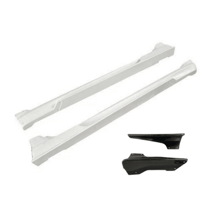 JDMuscle [2015+WRX/STI] Tanso Carbon Fiber VS Style Side Skirt