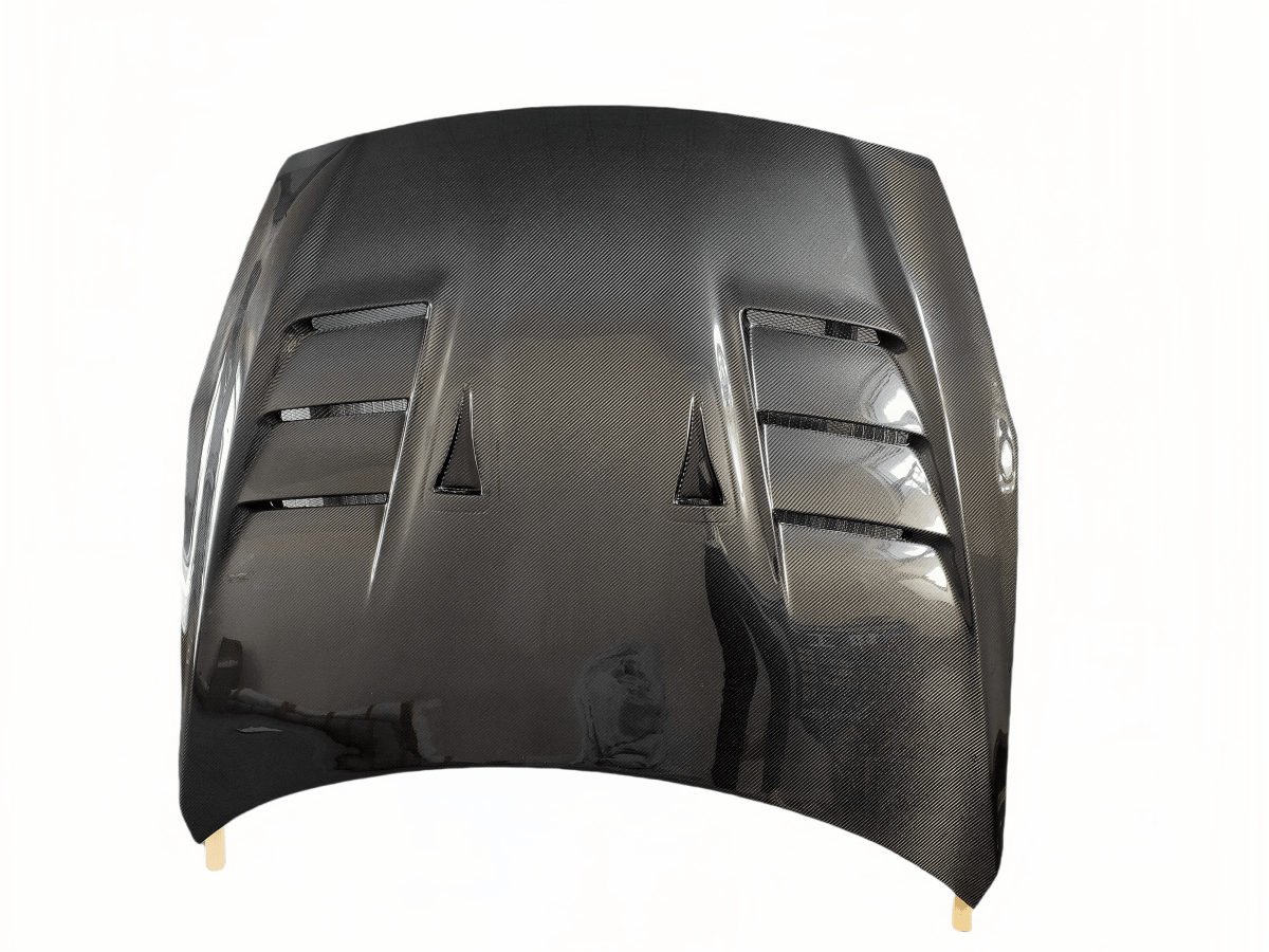 JDMuscle [17-24 GT-R] Carbon Fiber Hood - TS Style