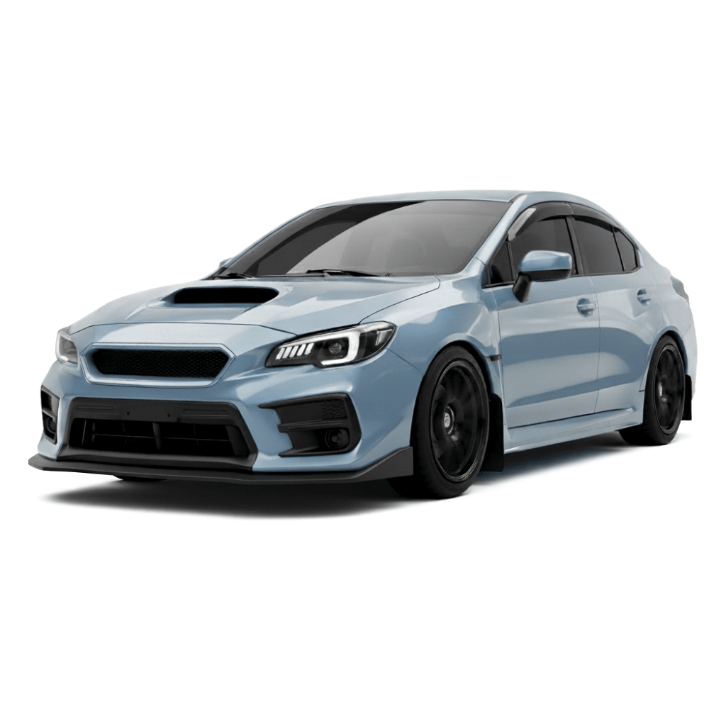 JDMuscle CS Style V2 Front Bumper Grille-Paint Matched/Gloss Black (18-21 WRX/STI)