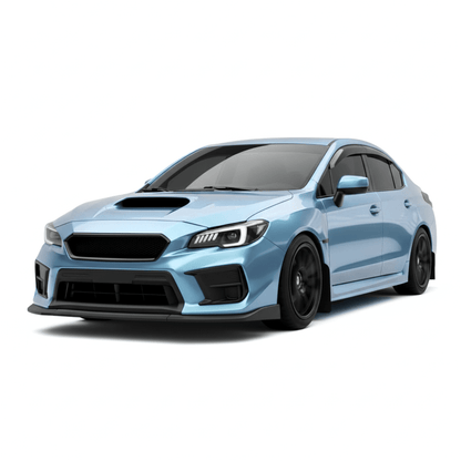 JDMuscle CS Style V2 Front Bumper Grille-Paint Matched/Gloss Black (18-21 WRX/STI)