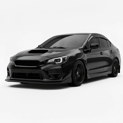 JDMuscle CS Style V2 Front Bumper Grille-Paint Matched/Gloss Black (18-21 WRX/STI)