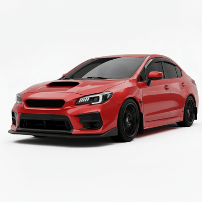 JDMuscle CS Style V2 Front Bumper Grille-Paint Matched/Gloss Black (18-21 WRX/STI)