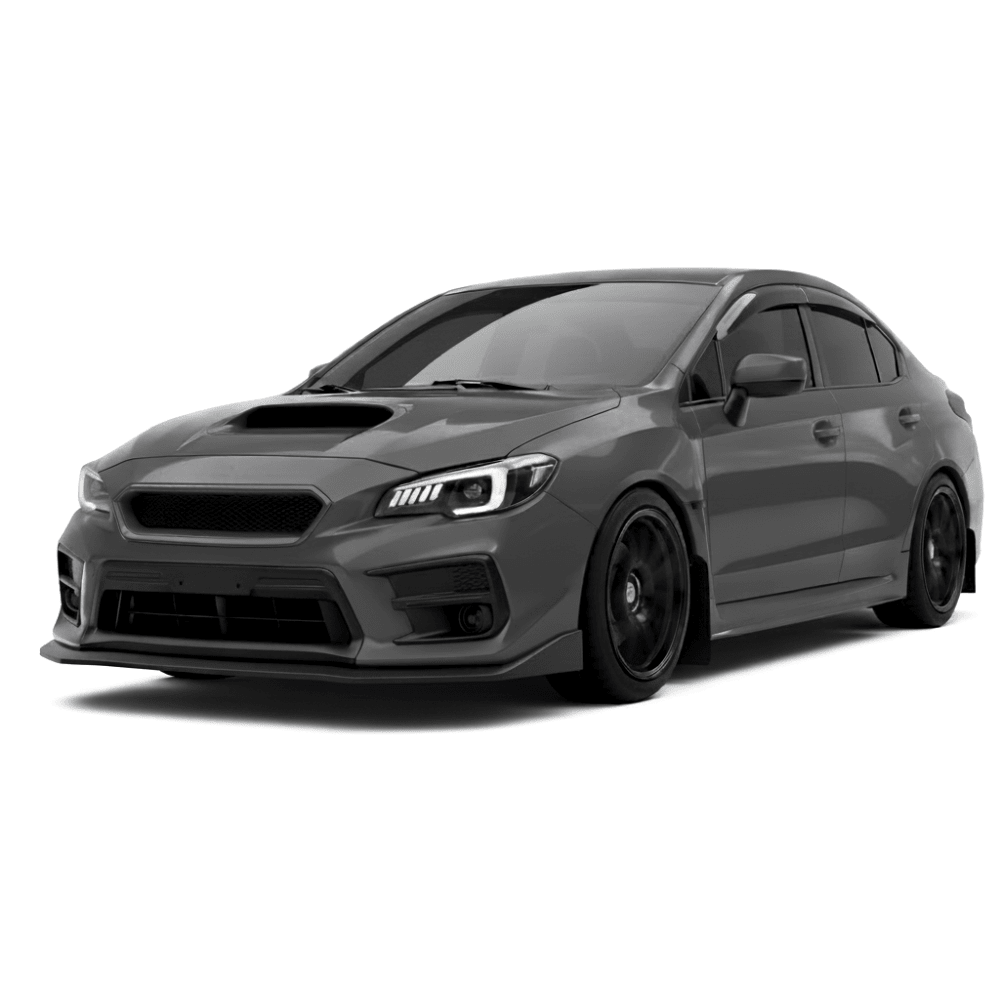 JDMuscle CS Style V2 Front Bumper Grille-Paint Matched/Gloss Black (18-21 WRX/STI)