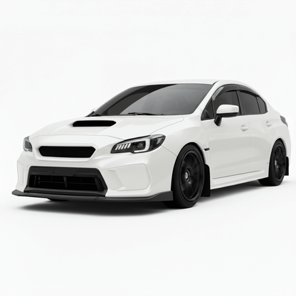 JDMuscle CS Style V2 Front Bumper Grille-Paint Matched/Gloss Black (18-21 WRX/STI)