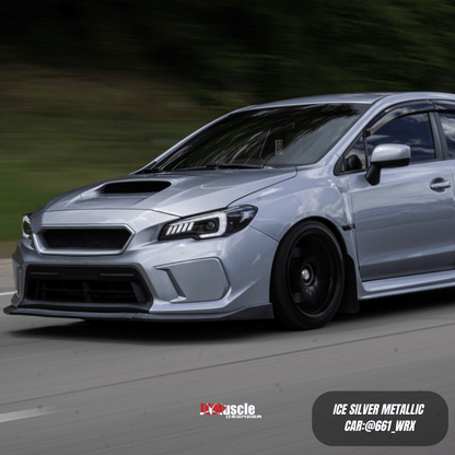 JDMuscle CS Style V2 Front Bumper Grille-Paint Matched/Gloss Black (18-21 WRX/STI)