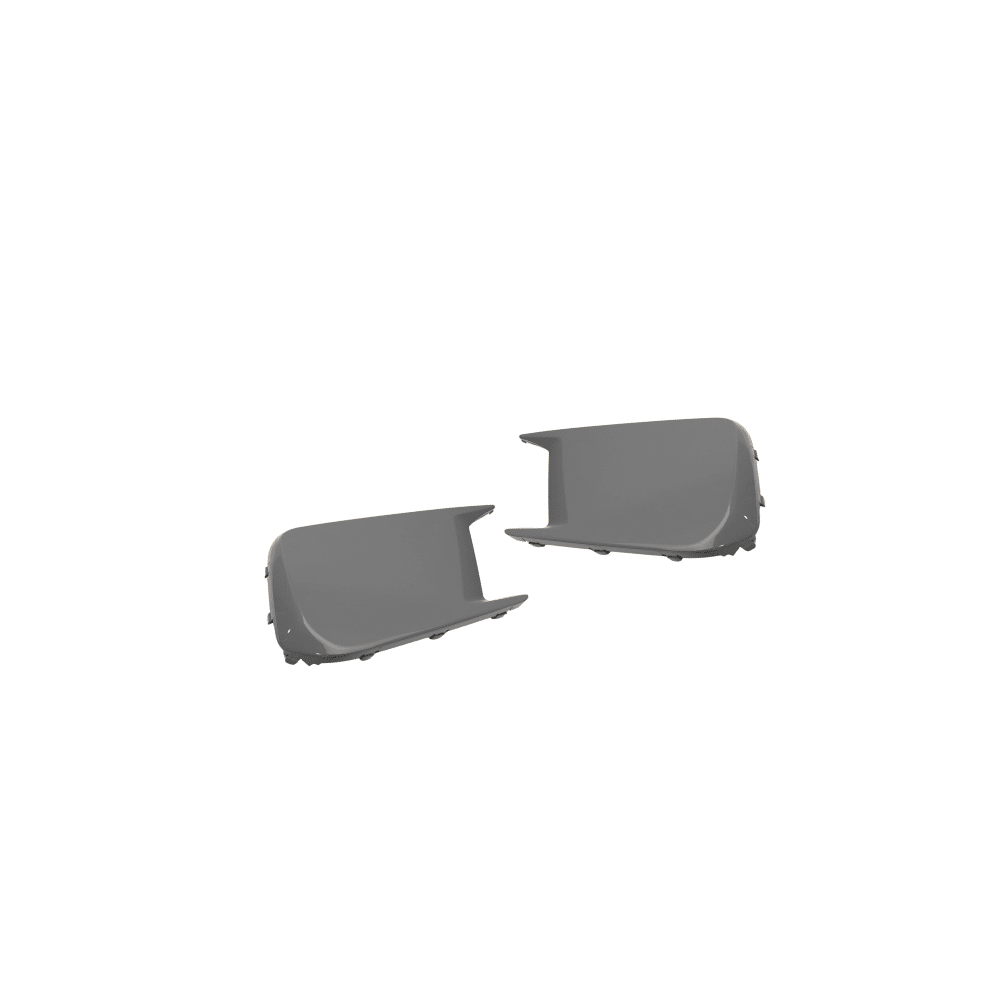 JDMuscle [18-21 WRX/STI] Fog Light Covers -  Paint Matched / Gloss Black