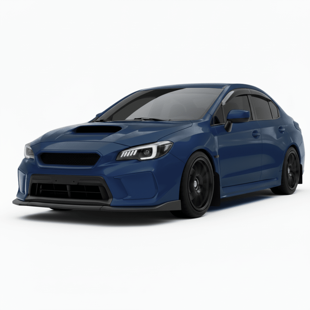 JDMuscle [18-21 WRX/STI] Fog Light Covers -  Paint Matched / Gloss Black