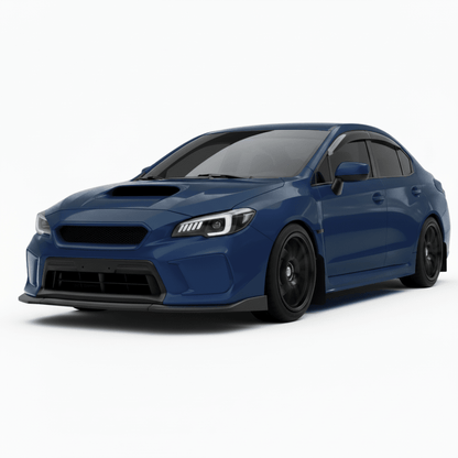 JDMuscle [18-21 WRX/STI] Fog Light Covers -  Paint Matched / Gloss Black