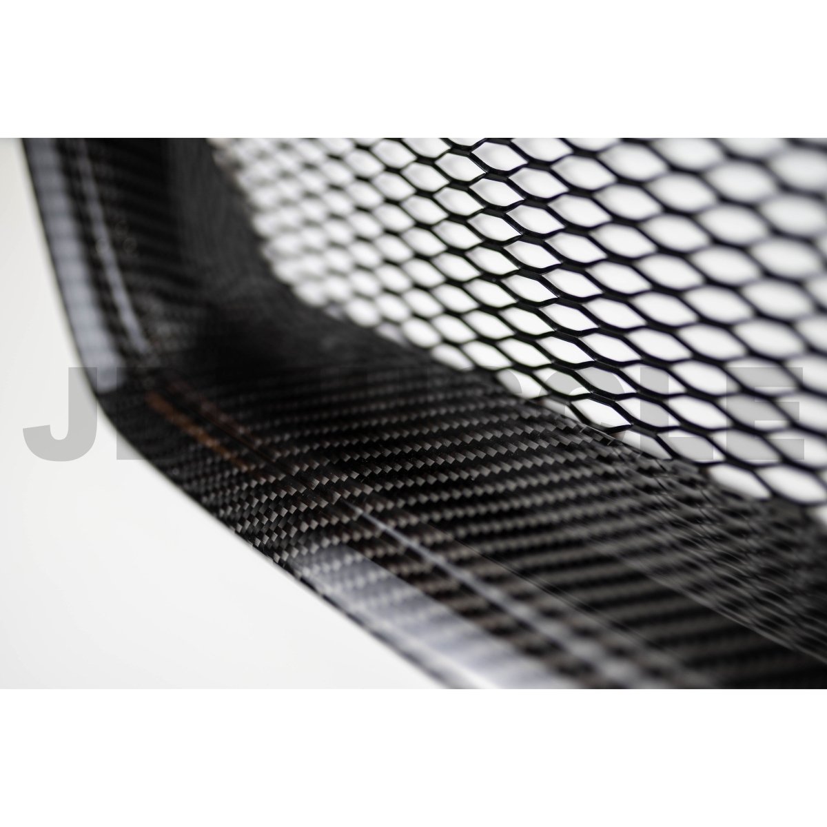 Parrilla de fibra de carbono JDMuscle [WRX/STI 18-21] V2 | Sarga/Panal de abeja
