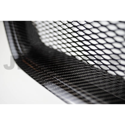 Parrilla de fibra de carbono JDMuscle [WRX/STI 18-21] V2 | Sarga/Panal de abeja