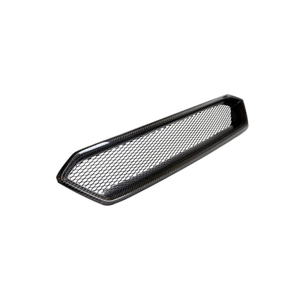 Parrilla de fibra de carbono JDMuscle [WRX/STI 18-21] V2 | Sarga/Panal de abeja