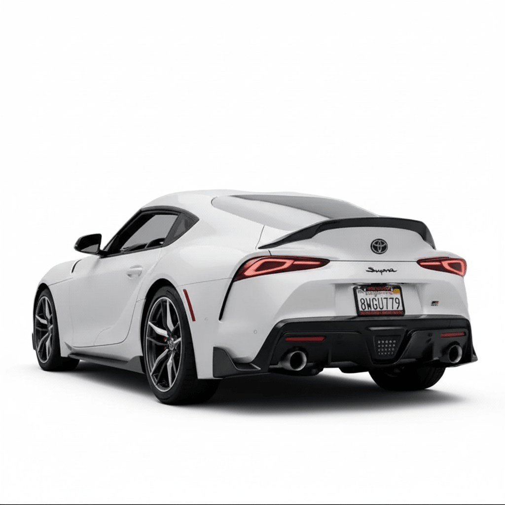 JDMuscle Tanso Carbon Fiber Duck Bill V1 for 2020+ Toyota Supra
